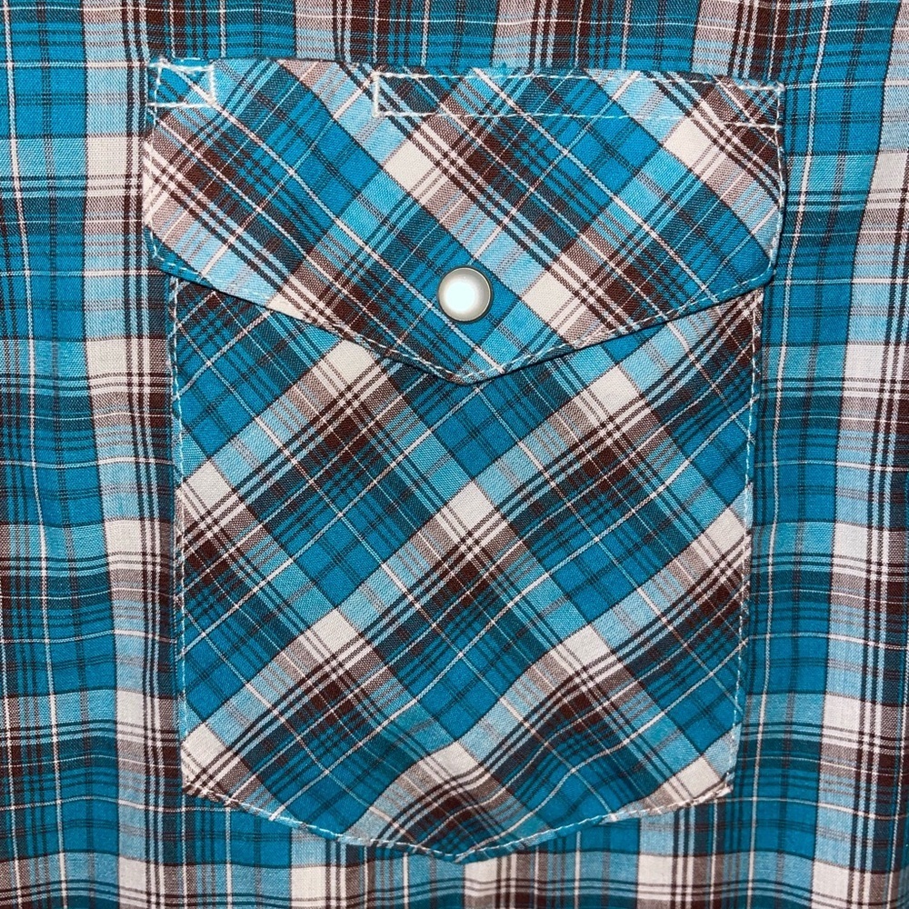 Wrangler snap button shirt • Mens L - Picture 2 of 5
